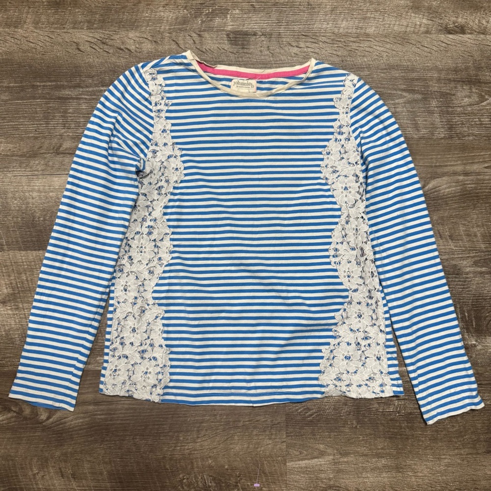 Johnnie B Girls Striped Shirt Size 15-16y